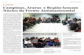 u ESTADUAL Campinas, Araras e Região lançam Núcleo da ...saudeecosol.org/wp-content/uploads/2013/06/Pag-042.pdf · no Brasil, com a professora Rosana Onocko, e os representantes
