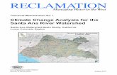 Climate Change Analysis for the Santa Ana River Watershed 1... · Climate Change Analysis for the Santa Ana River Watershed . Santa Ana Watershed Basin Study, California . ... Population