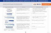BD FACSDiva Software Quick Reference Guide for Administrators · 23-9552-00 Resetting Target Values Select Cytometer > CST. Select Tools > Bead Lots and import the new bead lot. Prepare