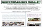 Informativo Marianista Brasil - International Organization ...clm-mlc.org/Newsletters/Informativo_Familia_Marianista_Brasil.pdf · na animação da FAMILIA MARIANISTA do Brasil. Pe