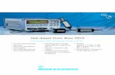 Dual-channel Power Meter NRVD · Dual-channel Power Meter NRVD 3 Readout Measurement results are displayed with a selectable resolution on a five-digit LCD with adjustable backlighting.
