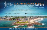 COBRAM2018 · Estudo dos Processos Construtivos e Segurança de Pequenos Açudes e Barragens Autores: João Vitor Del Bel Salinas; Wilber Feliciano Chambi Tapahuasco …
