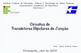 Circuitos de Transistores Bipolares de Junçãoprofessorpetry.com.br/Ensino/Repositorio/Docencia_CEFET/Eletronica... · Exemplo de um amplificador transistorizado com polarização