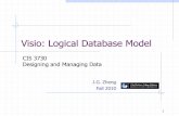 Visio: Logical Database Model - jackzheng.netjackzheng.net/teaching/archive/cis3730-2010-fall/files/visio-2... · Overview / Introduction Use Visio for logical database modeling Note