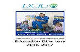 Delaware County Intermediate Unit Education Directory 2016 … · Michael Casey, Accounting Supervisor, Special Education Responsible for business functions of the Intermediate Unit.