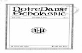 Notre Dame Scholastic - University of Notre Dame Archives · THE NOTRE DAME SCHOLASTIC 'm. •^ wntmhttur, md thcLtfttnwpoi ... (210 volt output) ... Building unhesitatingly said