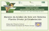 Manejo da Acidez do Solo em Sistema Plantio Direto já ...brasil.ipni.net/ipniweb/region/brasil.nsf... · superficial de calcário em sistema plantio direto Produção acumulada de