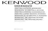 DDX6029 - Kenwood Italy e... · ddx6029 monitor with dvd receiver installation manual moniteur avec rÉcepteur dvd manuel d'installation monitor mit dvd-receiver installation-handbuch