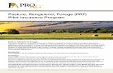 Pasture, Rangeland, Forage (PRF) Pilot Insurance Program · The Pasture, Rangeland, Forage (PRF) Pilot Insurance Program is designed to provide insurance coverage on your pasture,
