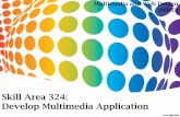 Skill Area 324: Develop Multimedia Application - PBworksbasilissachin.pbworks.com/w/file/fetch/59365991/324.2 Develop... · Skill Area 324: Develop Multimedia Application. Multimedia