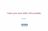 Febre pelo vírus ZIKA / Microcefalia Doencas... · • Persistência de reflexos primitivos e/ou exageros ... Estudo internacional de crescimento fetal e do RN: Padrões para o século