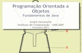 Programação Orientada a Objetos - ic.unicamp.brsantanch/teaching/oop/slides/poo0101-java-v01.pdf · Programação Orientada a Objetos Fundamentos de Java André Santanchè Instituto