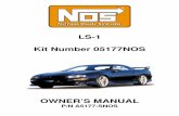 LS-1 Kit Number 05177NOS - Holley Performance Productsdocuments.holley.com/a5177-snos.pdf · Kit Number 05177NOS is intended for use on 1998 and up GM LS-1 Camaro/Firebird engines.