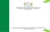 RelatorioGespublica ciclo 2011 - hemoce.ce.gov.br · -Realização de procedimentos especializados na área de hemoterapia (coleta de hemocomponentes por aférese, procedimentos de