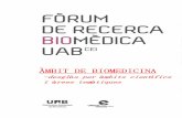 AMBIT DE BIOMEDICINA - postgrau.uab.catpostgrau.uab.cat/forum-recerca-biomedica/presentacions/FRB-UAB-2.pdf · Estudis de correlacions anatomo-clíniques de l’aparell respiratori