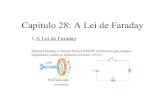 Capitulo 28: A Lei de Faraday - gota.eng.br · ... A Lei de Faraday ... Exemplos de aplicação da Lei de Lenz: determinar sentido da ... Constante de tempo (necessário para corrente
