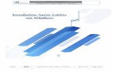 Installation Agent Zabbix sur Windows · PDF fileDossier d’installation Installation de l’agent Zabbix sur Windows Asema Zabbix V.3.4 Installation de l’agent Zabbix sur Windows
