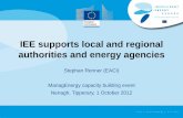 IEE supports local and regional authorities and energy ...servecommunity.ie/wp-content/uploads/2012/08/01-Introduction-to... · >522 SEAPs developed and 63 SEAPs revised >107 Covenant