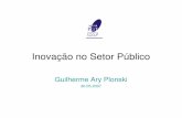 Inovação no Setor Público - gestaopublica.sp.gov.brgestaopublica.sp.gov.br/conteudo/gestaoconhecimento/Ary Pal 02.pdf · em produtos e processos ... (2005) Enfatiza conexões p/inovação