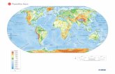 mundo 056 planisferio fisico - IBGE | Atlas geográfico · deserto de kalahari planalto do tibet bÁlcÃs ap a l a c h e s a t l a s alpes cÁucaso os escandina alpes vos do fogo