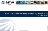 AMV: Securities Self-Regulatory Organization of Colombia · • Procedure to include a new proposal within AMV's Set of Rules • In order to modify AMVs Rule Book, AMV must meet