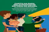 Cartilha para refugiados no Brasil - acnur.org · de asilo y refugiados en Brasil. A través de estas organiza-ciones, los solicitantes de asilo y refugiados pueden obte-ner orientaciones