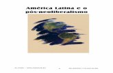 América Latina e o pós-neoliberalismo · 111 ihu online •  /ihu ihu online •  nisinos.br /ihu sÃo leopoldo, 15 de sÃo leopoldo, 15 de maio de 2006 maio de ...