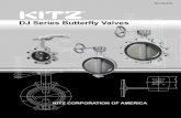 DJ Series Butterfly Valves - Kitz.pdf · PDF filedj series butterfly valves ... code # 6122 (b/e/v)l disc: aluminum bronze (c95400) ... dj series butterfly valves ″ ″ ® nbr (buna-n)