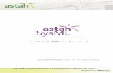 Astah SysML QuickStartGuide(Ja)astah.change-vision.com/ja/files/astah_sysml_quick_manual_jp.pdf · astah* SysML is supported by the Measures to support global technical collaboration