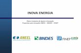 Inova Energia - Abinee tec 2017 · INOVA ENERGIA Plano Conjunto de Apoio à Inovação Propostas para atuação ANEEL ... Política Industrial (Brasil Maior) ... Veículos Elétricos,