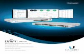 UniFi Switch Datasheet - Ubiquiti Networksdl.ubnt.com/datasheets/unifi/UniFi_Switch_DS.pdf · UniFi Controller Designed for convenient management, the UniFi Controller software allows