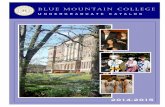 Blue Mountain College - bmc.edubmc.edu/utilities/file_library/files/academics-catalogs-undergrad... · Web site at and in the student handbook. Student oncerns and omplaints Student