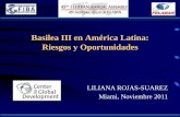 Basilea III en América Latina: Riesgos y Oportunidades · este puede tener efectos pro-cíclicos en países emergentes que se encuentren en un ciclo económico/crediticio diferente