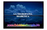 LA NEUROPATIA DIABETICA - fisiokinesiterapia-news.itfisiokinesiterapia-news.it/NewDownload/diabetica2.pdf · LA NEUROPATIA DIABETICA. NOTE STORICHE • 1855: neuropatia diabetica