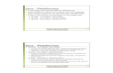 Java – Plataformas - Início | Faculdade de Computaçãoflavio/pi/files/2012-01/servlets.pdf · Componentes que são execut ados na máquina do cliente. ... de suas vantagens e