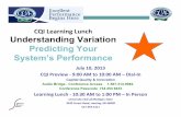 CQI$Learning$Lunch$ Understanding Variation Predicting ... · CQI$Academy$of$Quality$Fundamentals$ 4 Excellent CQI$QUALITY,$INNOVATION$&$LEADERSHIP$FUNDAMENTALS!.!AIM • Teach!the!fundamentals!of!quality!systems,!including!quality!