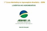 1º Curso Marketing no Agronegócio Brasileiro - ESPM · • Bloco dos operadores portuários, com um representante da administração do ... •Baixar seu regimento interno; ...