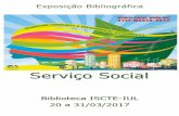 Exposição Bibliográfica - ISCTE-IUL · Serviço Social 1 APRESENTAÇÃO Por ocasião do Dia Internacional do Serviço Social, dia 21 de março, a Biblioteca do ISCTE-IUL terá