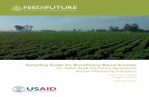 Sampling Guide for Beneficiary-Based Surveys for Select Feed … · or f Select eed F the Future Agricultural ... Diana Maria Stukel Gregg Friedman February 2016. FANTA III FOOD AND