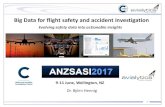 Big Data for flight safety and accident investigation Data for Flight Safety and Accident... · 1 Evolving safety data into actionable insights Big Data for flight safety and accident