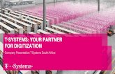 T-Systems: your partner for digitization · SBB Group Spring ... IBM Business Partner Recognition Award: Top Performing New IBM Security Partner 2017 Huawei: 5 star CPS for Enterprise