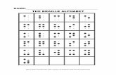 THE BRAILLE ALPHABET A B C D E F G H I J K L M N O P Q … 14 BRAILLE NUMBERING.pdf · Merry-Noel Chamberlain, MA, Teacher of Students with Visual Impairments NAME:_____ Directions: