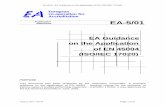 EA Guidance on the Application of EN 45004 (ISO/IEC 17020) EN... · EA-5/01. EA Guidance on the application of EA (ISO/IEC 17020) August 2001 – rev.01 Page 1 of 22 Publication Reference