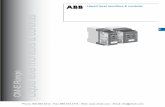 ABB Liquid Level Monitors & Controls - files.clrwtr.com · 6 Measuring & elays CM Range Description ABB‘s liquid level monitoring relays for regulation and control of liquid levels