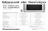 ORDEM DCS - OUT2004 - 004 - MS Manual de Serviçodiagramasde.com/diagramas/otros2/panasonic_tc-29kl04,km04_ch_gp3.pdf · melhor trabalho de serviço e reparo, nós temos sugerido