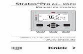 Stratos Pro - Manual - knick-international.com · •ifícios de entrada para prensa-cabos M20 x 1,5 3 or •ifícios de entrada para conduíte metálico rígido ou NPT 1/2” 2 or