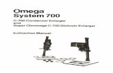 Omega C700 Enlarger - Debejyo Chakrabortydebejyo.com/photography/docs/omega_c700.pdf · Important Safeguards When using your Omega Photographic prcducts. basic satety precautions