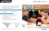 Elite Series LED BR40, BR30 and R20 Lamps - Service Conceptsserviceconcepts.coop/spec-sheets/LED-Smooth-BR-DIM-AND-NON-DIM.pdf · 2400K ELITE Series LED Dimmable BR40, BR30 and R20