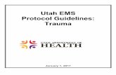 2017 Utah Trauma EMS Protocol Guidelinesbemsp.utah.gov/.../34/2017/04/2017_utah_ems_trauma_guidelines-3.pdf · 2017 2Utah EMS Protocol Guidelines Trauma Patient Care Guidelines These