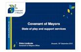 Covenant of Mayors - Covenant Capacity · Covenant of Mayors Office ... SEAP online catalogue After SEAP assessment, the key results are displayed online under each signatory profile.